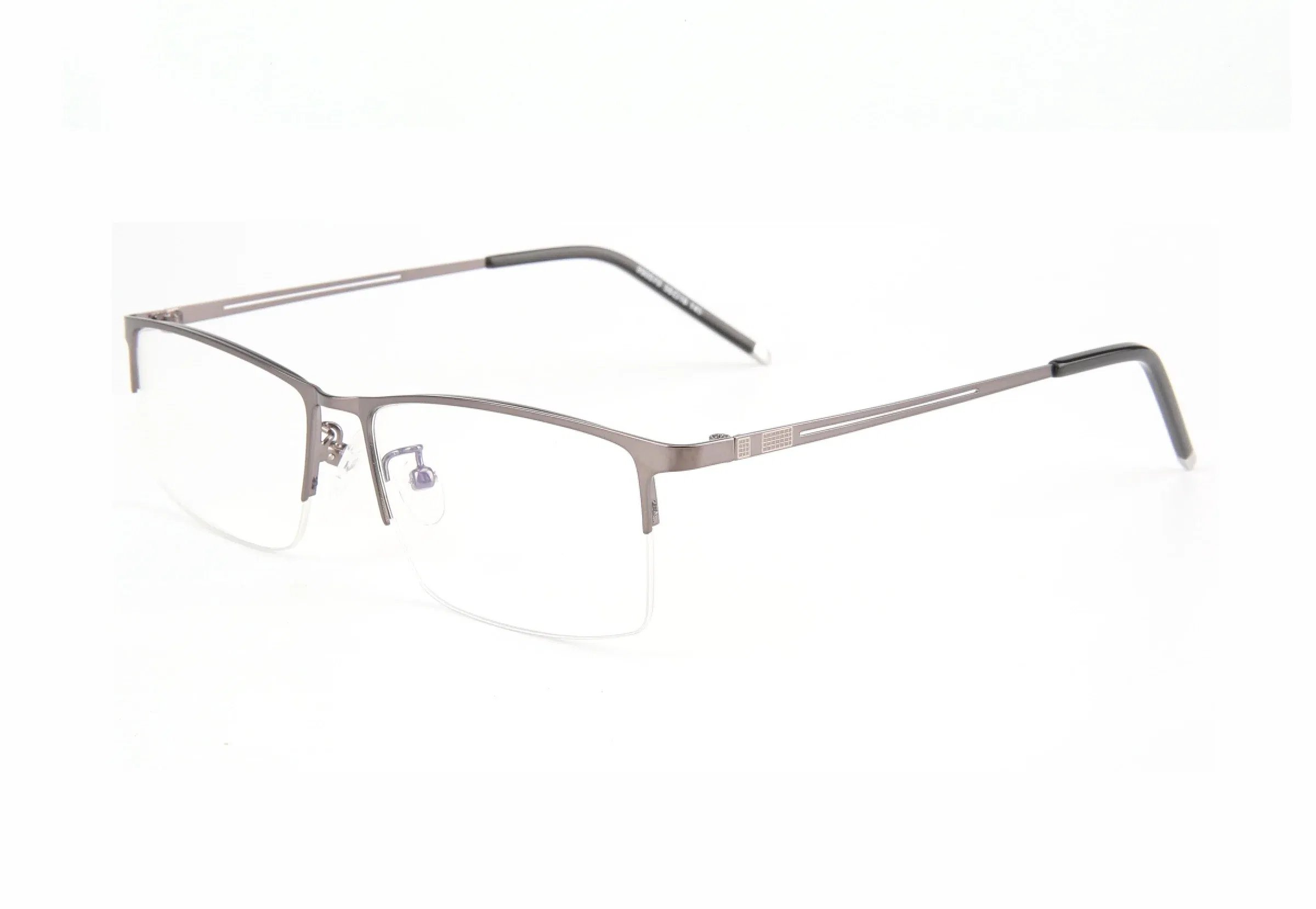 Frame Color: green, Eye Prescription: +75 - Sun Photochromic Finished Myopia Glasses Women Men Metal Half Frame Chameleon Short-sight Eyewear0 -0.5 -0.75 -1.0 To -6.0