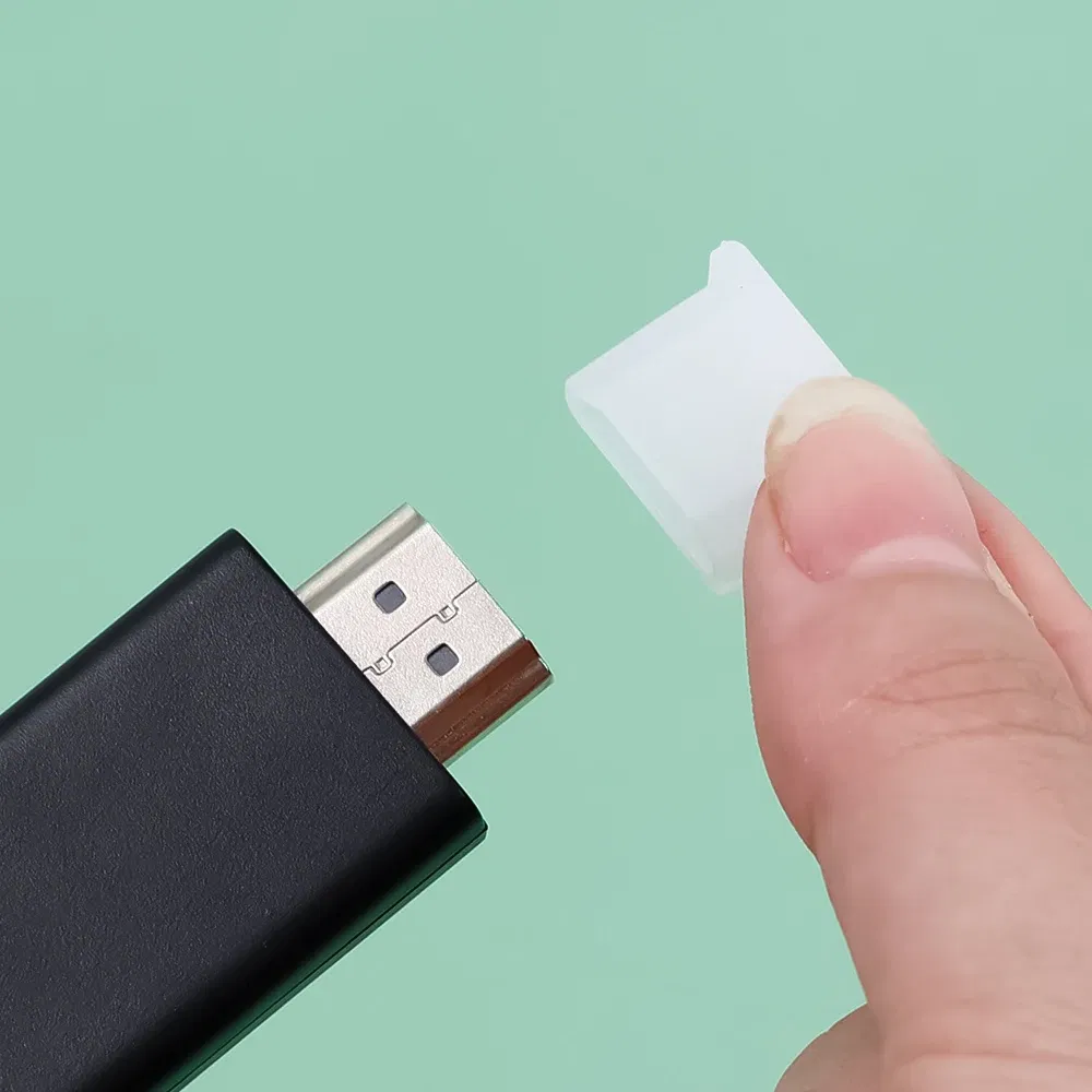 Color: BROWN - 5/1pcs Dust Plug for HDMI-compatible Cable Dust Cover Strap Dustproof Waterproof Anti-loss Cap for HDMI-compatible Phone Cables