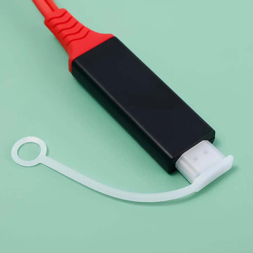 Color: BROWN - 5/1pcs Dust Plug for HDMI-compatible Cable Dust Cover Strap Dustproof Waterproof Anti-loss Cap for HDMI-compatible Phone Cables