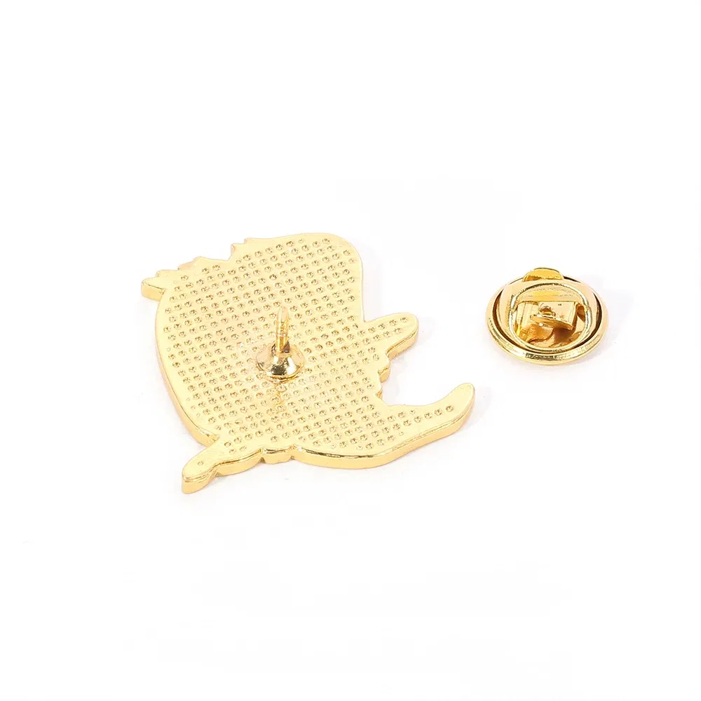 New Witch Frog Metal Enamel Pins Wizard Hat Brooches Bag Clothes Lapel Pin Animal Badge Cartoon Jewelry Gift for Kid Friends