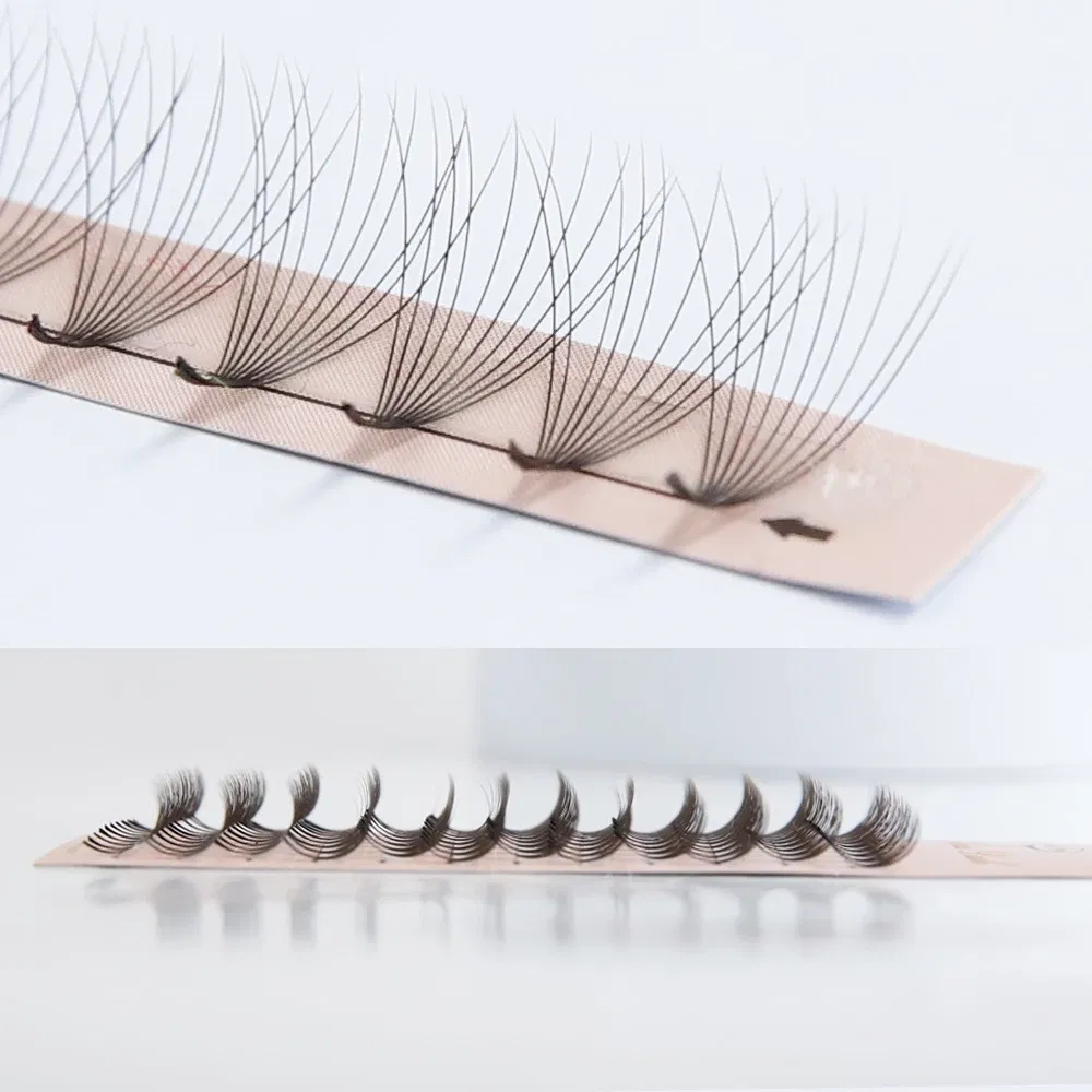 Color: Clear, Curl: C, Thickness: 0.05mm, Length: MIX - Goddess Premade Volume Fans 5D 6D 10D 12D 16D 20D MIX Individual Lashes  Pre Made Russian Volume Fan Eyelash Extension Faux Mink