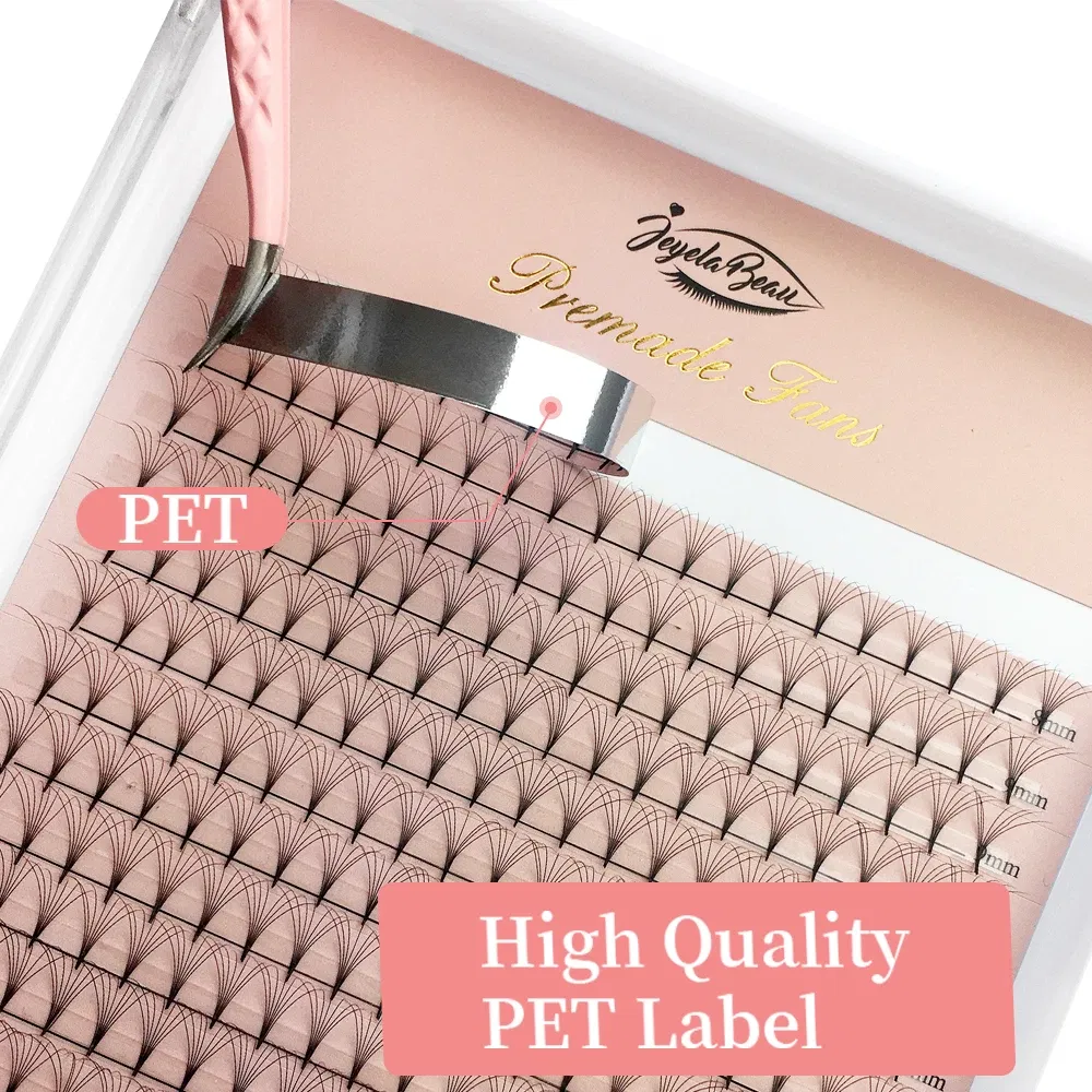 Color: Brushed Slate, Curl: C, Thickness: 0.07mm, Length: 8mm, Ships From: CHINA - Goddess Premade Volume Fans 5D 6D 10D 12D 14D 16D 20D  Individual Lashes Extension Pointy Stem Russian Volume Fans 120/320 fans