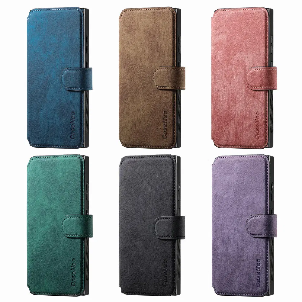 For Samsung Galaxy S25 Ultra 5G 2In1 Detachable Leather Wallet RFID Case For Galaxy S24 FE Etui Phone S25 S 24 Plus Magnet Cover