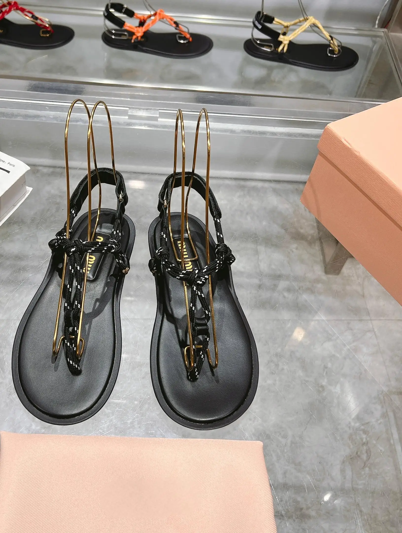 Color: black, Shoe Size: 38 - 25 New Summer Products, Super Cost-effective, Summer Sandals and Flip-flops Are Versatile and Trendy, MIU Series Flip-flops