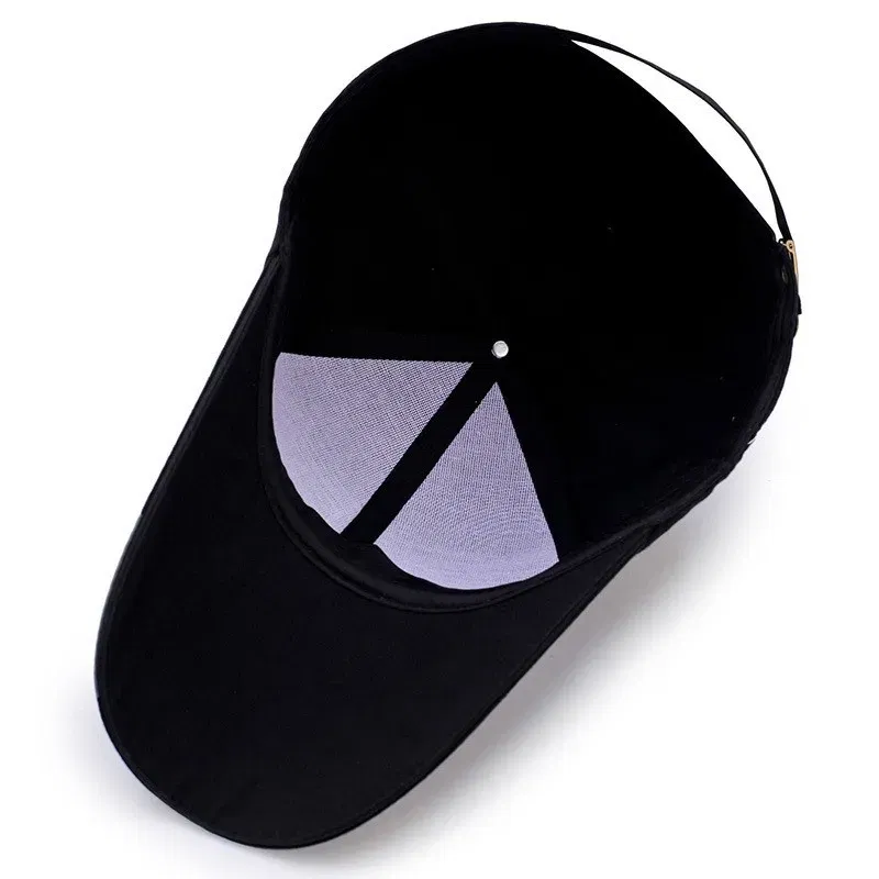 Color: GRAY - Baseball Cap Sun Visor Hat Waterproof Sport Duck Tongue Women Men Quick Dry Outdoor Baseball Cap Adjustable Sun Hat