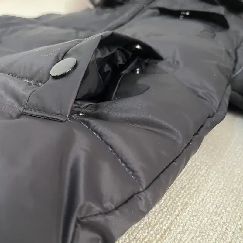 Color: Dark Grey, Kid Size: 6 - Kids Winter Down Jacket Shiny Real Raccoon Fur Collar Toddler Boys Hooded Coat Baby Girls Warm Snowsuit Children's Parkas