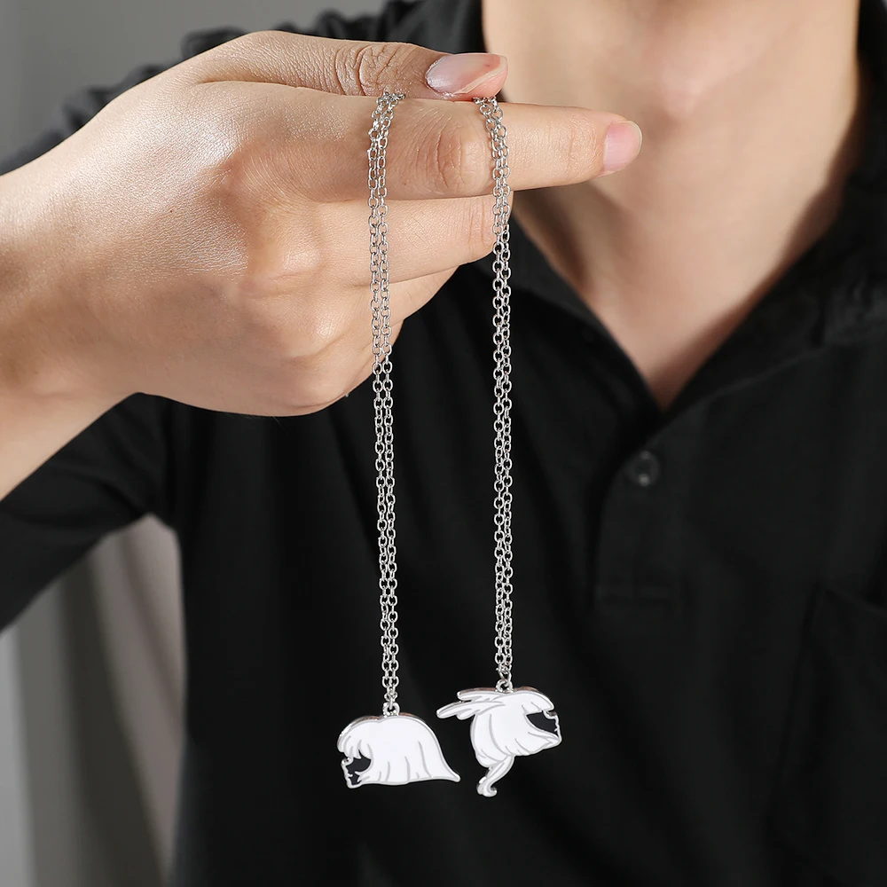 Metal Color: Light Yellow Gold Color, Length: 50cm, Ships From: CHINA - Game Sky Children Of Light Women Necklace Fashion Enamel Necklace Anime Monstrous Punk Necklace Charm Jewelry Party Accessories