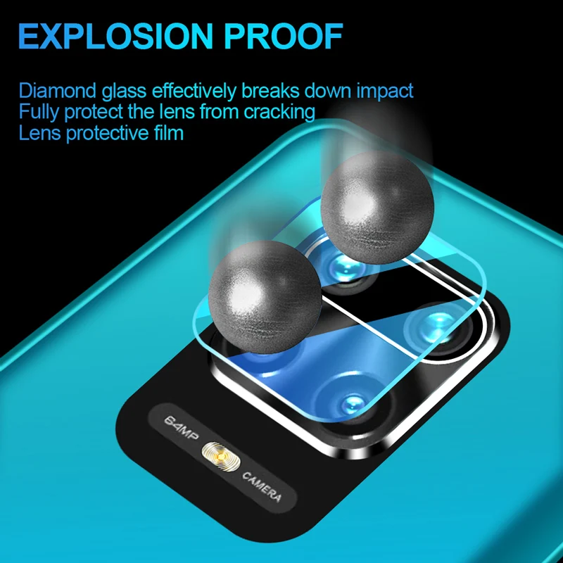 Color: Gold, Bundle: Bundle1 - camera lens protective glass for xiaomi mi 10t poco x3 nfc m3 pro redmi note 10 9 pro 10s 9s 9a 9c 9d full screen protector film