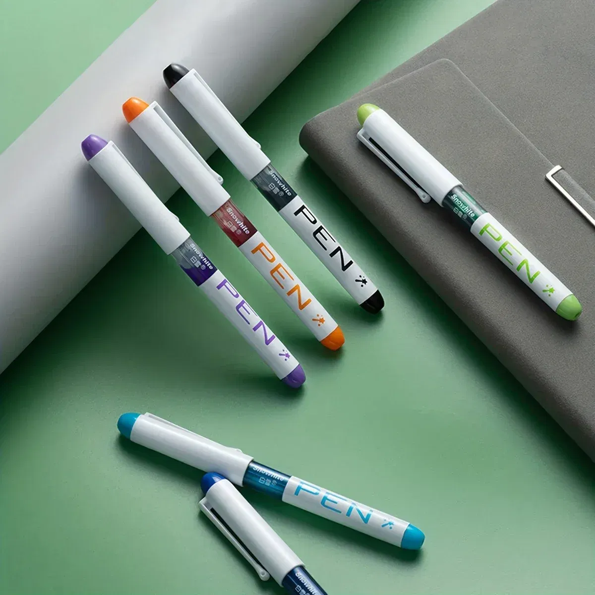 Color: Brown - 0.5mm F /0.38mm EF Extra Fine Nib Disposable Classic Fountain Pens For Writing For Student Office Painting & Creative Projects