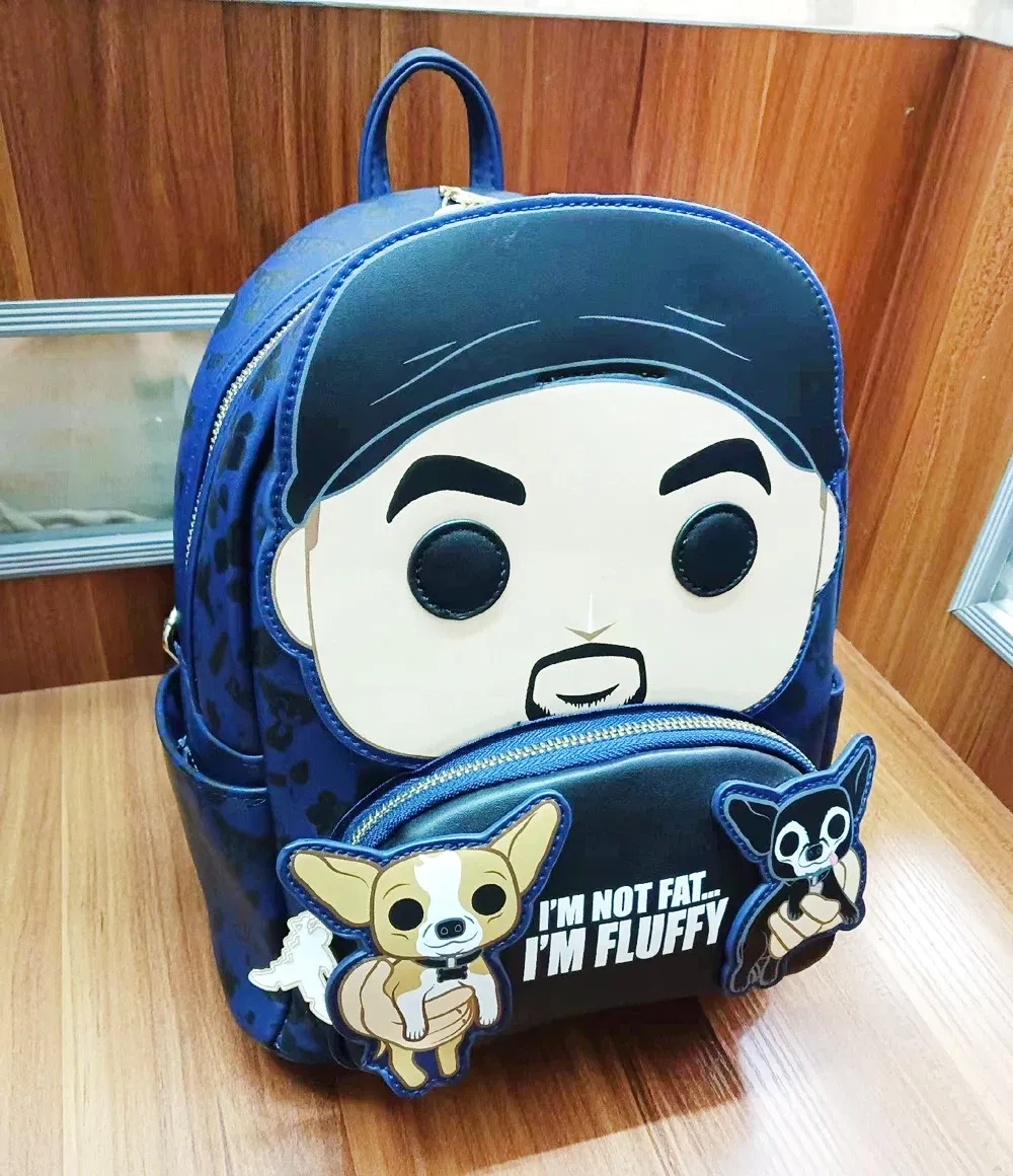 Color: PEACOCK BLUE - New Original Disney Mickey Mouse Pu Leather Women's Backpack Boo Mike Sully Cosplay Leisure Travel Bag Mini Children's Schoolbag