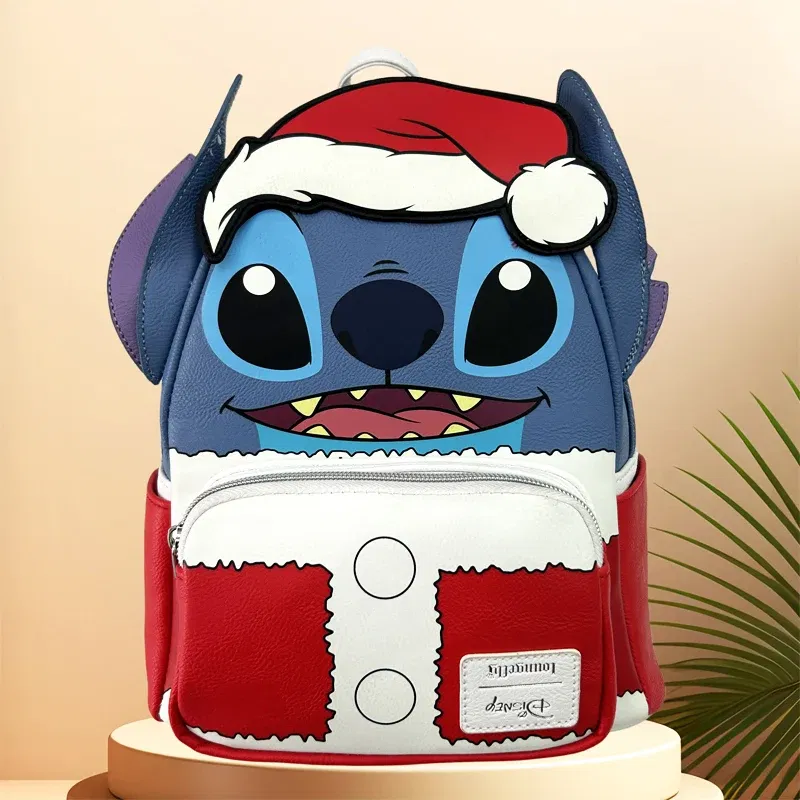 Color: PEACOCK BLUE - New Original Disney Mickey Mouse Pu Leather Women's Backpack Boo Mike Sully Cosplay Leisure Travel Bag Mini Children's Schoolbag
