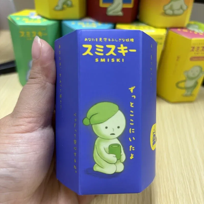 Color: black, Size: 12" - SMISKI Multiple Series Noctilucent Green Doll Blind Mystery Box Action Figures Decoration Desktop Model Toy For Surprise Gift