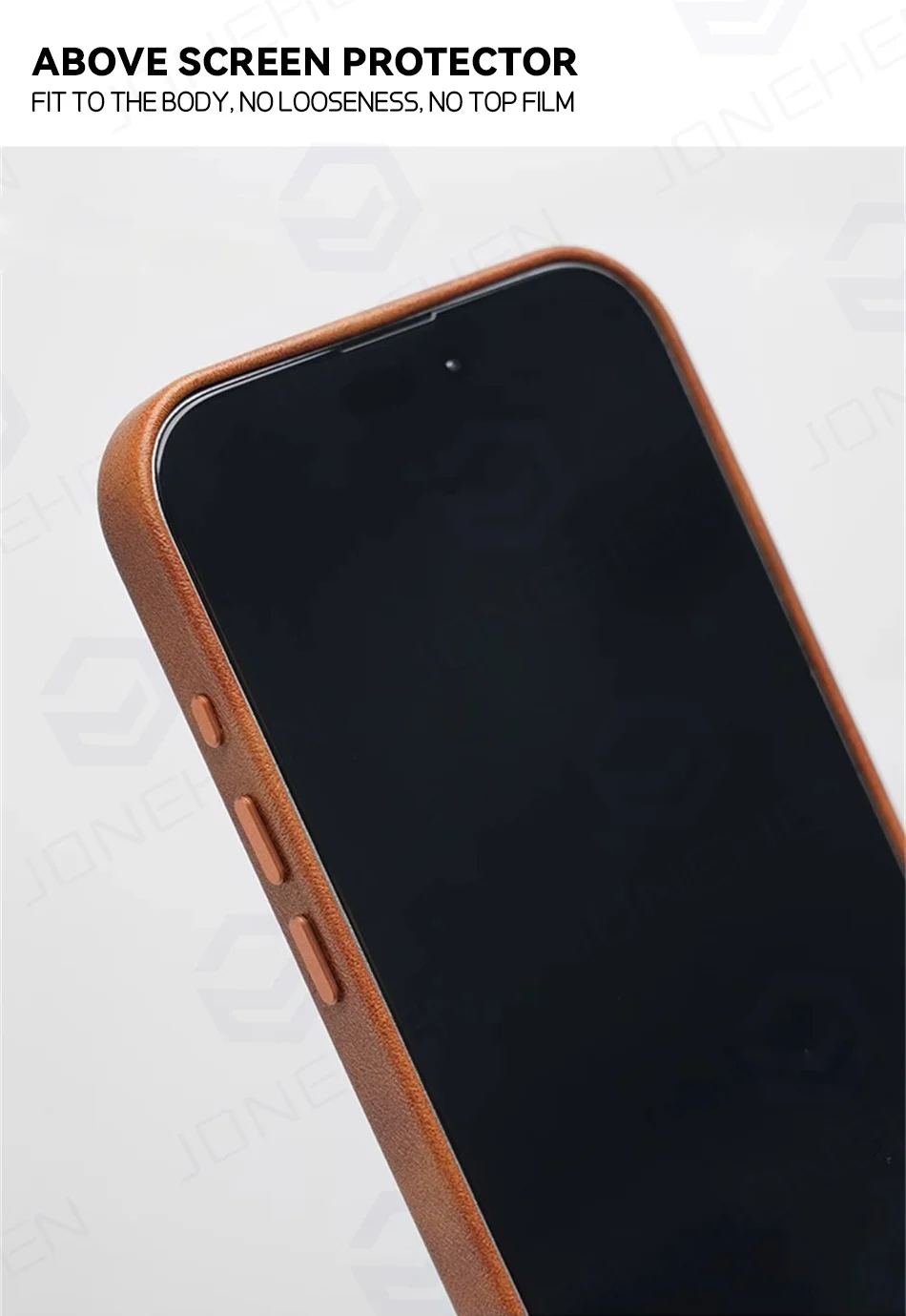 Color: Brown, Material: PC - High-end Retro Oil Wax Pattern Magnetic For Magsafe Leather Case For iPhone Air 15 14 Plus 13 16 17 Pro Max Camera Button Cover