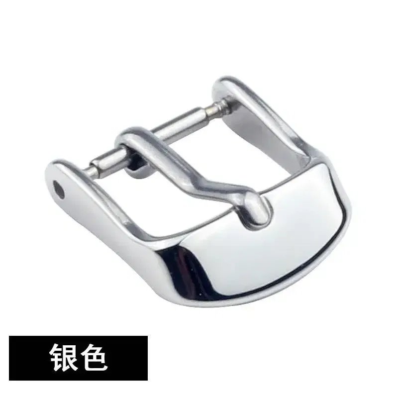 Band Color: Blue Pink, Band Width: 12mm, Ships From: CHINA - Stainless Steel Watch Buckle for Leather Strap Pin Buckle Strap Buckle Gold Silver Rose Gold Strap Button Accessories