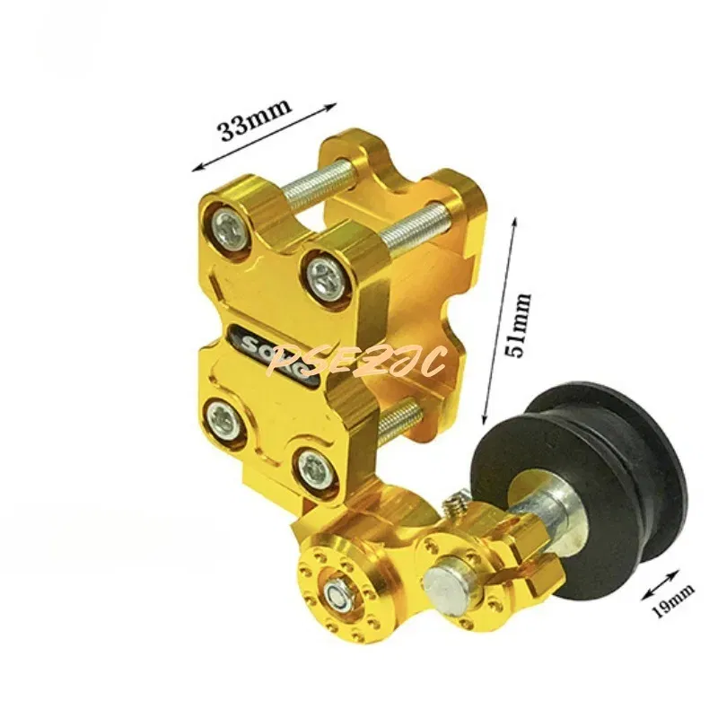 Color: Black - Motorcycle Chain Automatic Adjustment Modification Accessories Tensioner Chain Adjuster Chain Tightener
