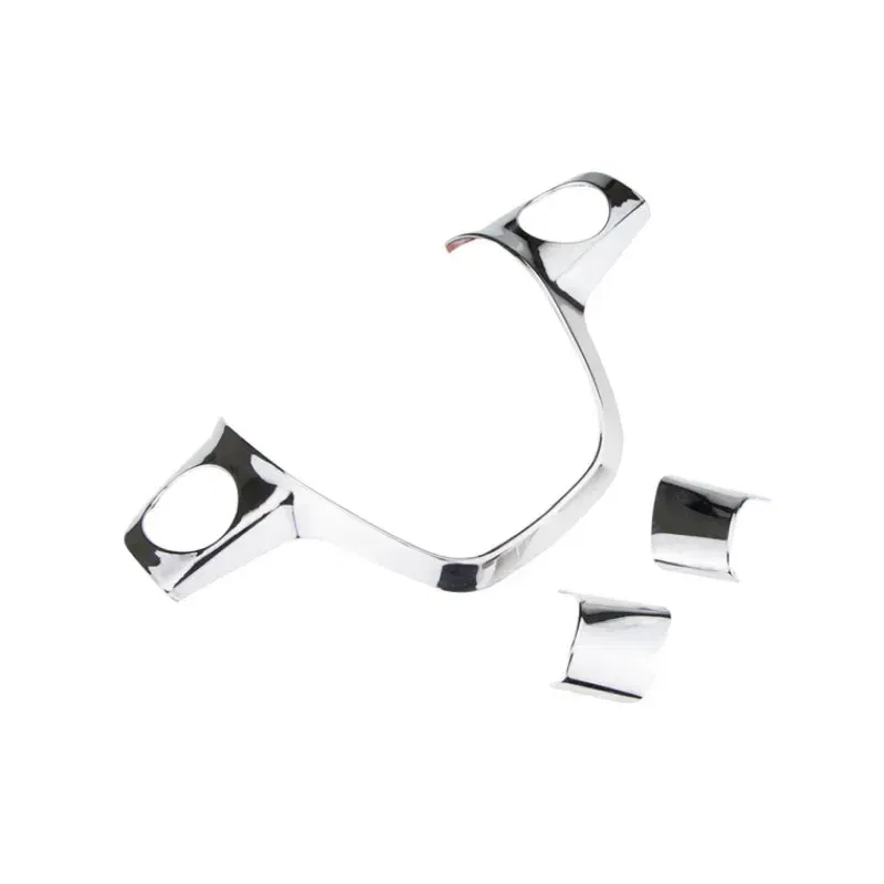 Color Name: PURPLE - ABS Car Steering Wheel Cover Sequin Trim Sticker for Ford Focus 3 Mk3 Kuga Escape 2012 2013 2014 2015 accessories