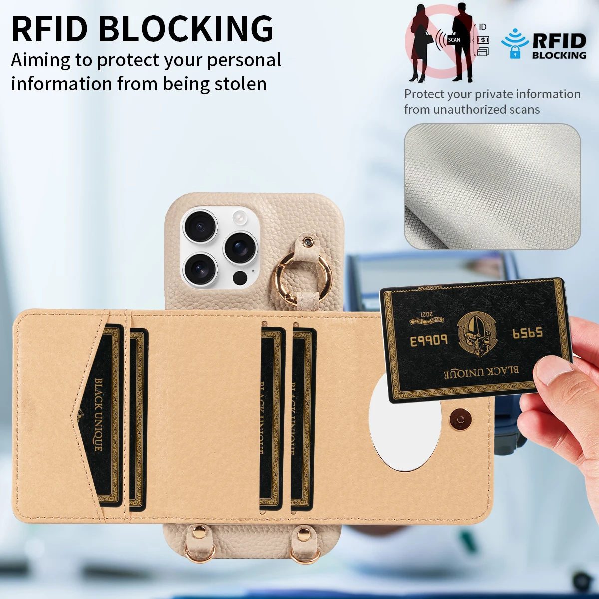 Color: Pink, Bundle: Case & Strap, Material: Artificial Leather, Compatibility by Model: iPhone 16 Pro Max - For IPhone16 15 Pro Max 14 13 12 Series PU Leather Magsafe Magnetic Wireless Charging Shockproof Crossbody Wallet Phone Case