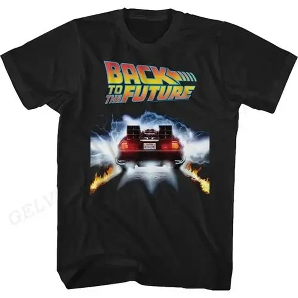 Color: Pink, Size: S - Back To The Future T Shirt Graphic Print Men Women Fashion Hip Hop Streetwear Short Sleeve Plus Size T Shirt Unisex 62473