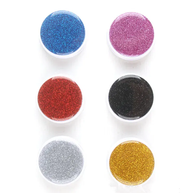 Color: Yellow - 1pcs Cell Phone Bracket Houder Universal Quicksand Glitter Expanding Smartphone Holder Grip Stand For iPhone X XS 8 7 6 Plus