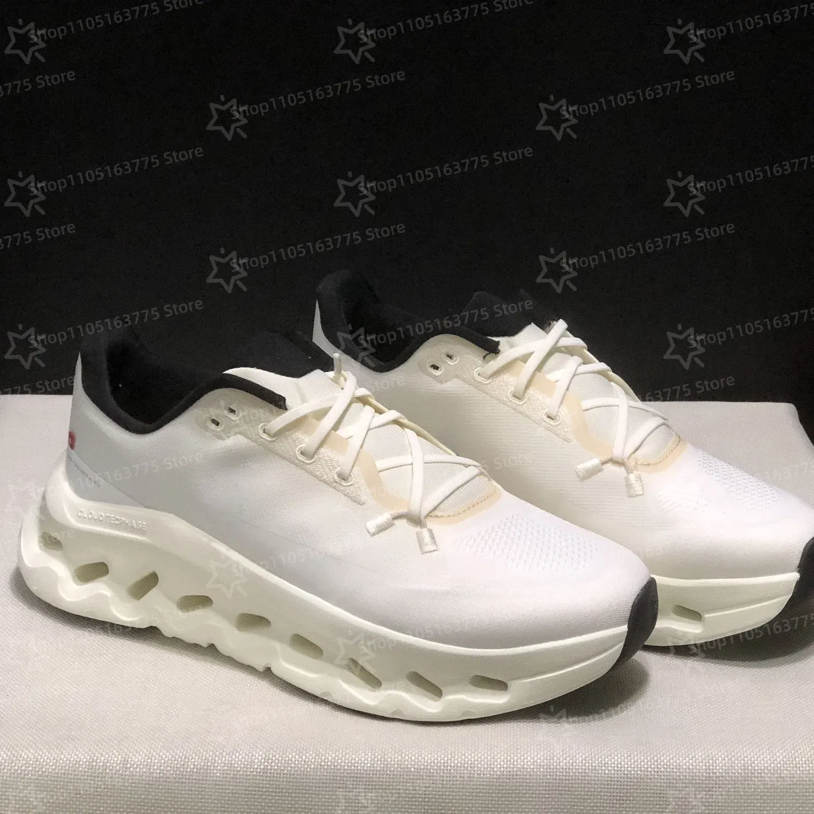 Color: WHITE, Shoe Size: 39 - 2025 New casual shoes for men and women Cloudtilt couples lightweight and comfortable running shoes sports shoes size 36-45
