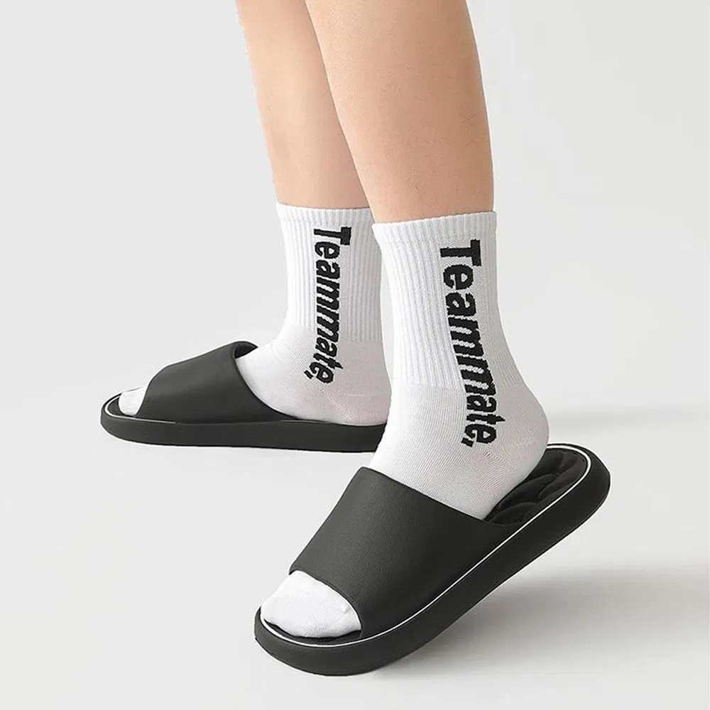 Color: SKY BLUE, Shoe Size: 38-39, Ships From: CHINA - BASATU Fashion Summer Cartoon Home Shoes Non-slip Soft Slides Lithe Comfort Sandals Men Women Couple Slippers Trendy Slippers