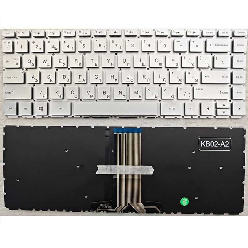 Color: black - US/RU/SP Laptop Keyboard For HP 14-BA 14-BD 14-BF 14-BS 14-BP 14-BK 14-BW 14-CB 14-CF 14-DK 14-DP 14S-CR 14S-CF 14S-DP 14M-BA