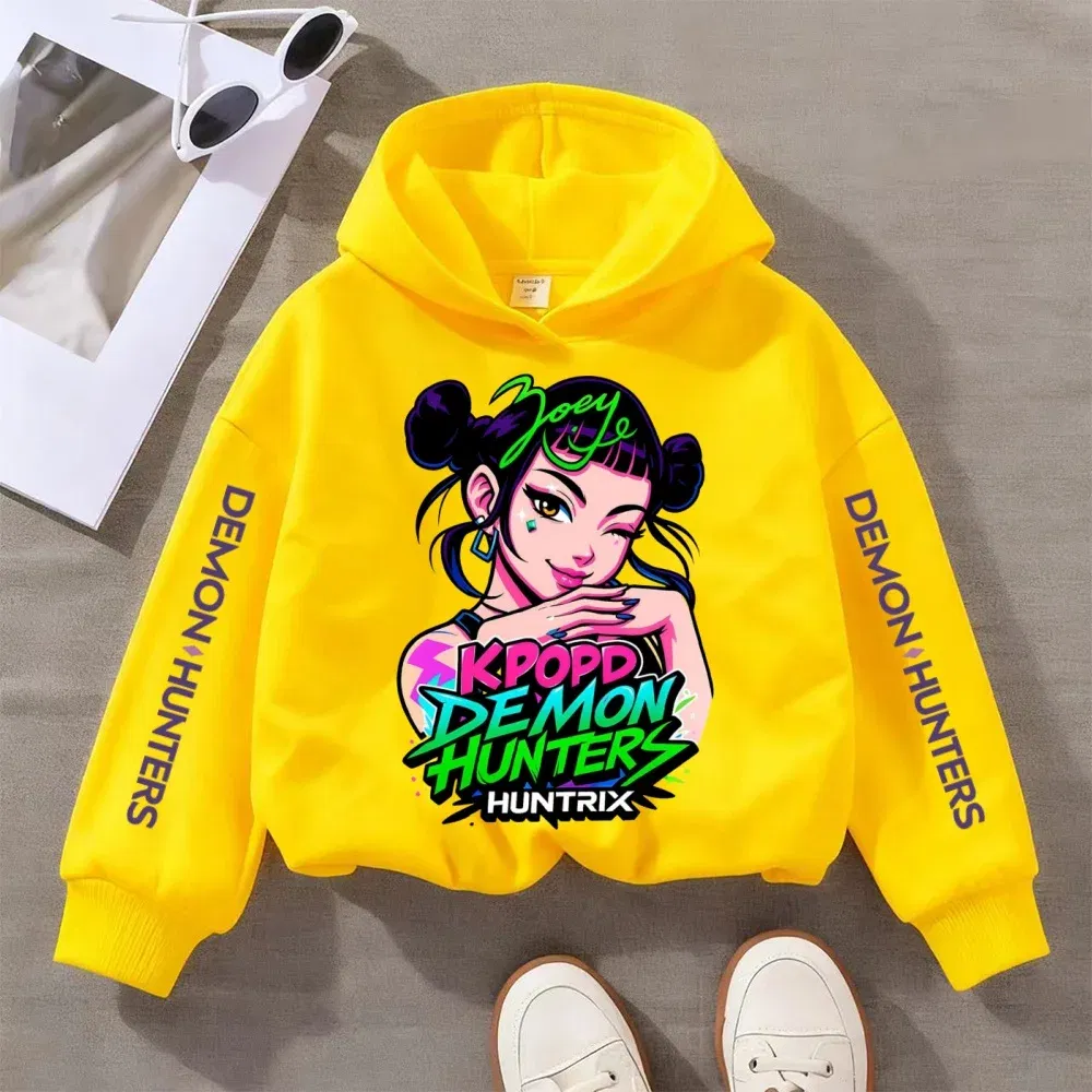 Color: MULTI, Kid Size: 104 - Kpop Witch Hunt Children's clothing, including men's and women's spring and autumn hoodies and fashionable sweatshirts