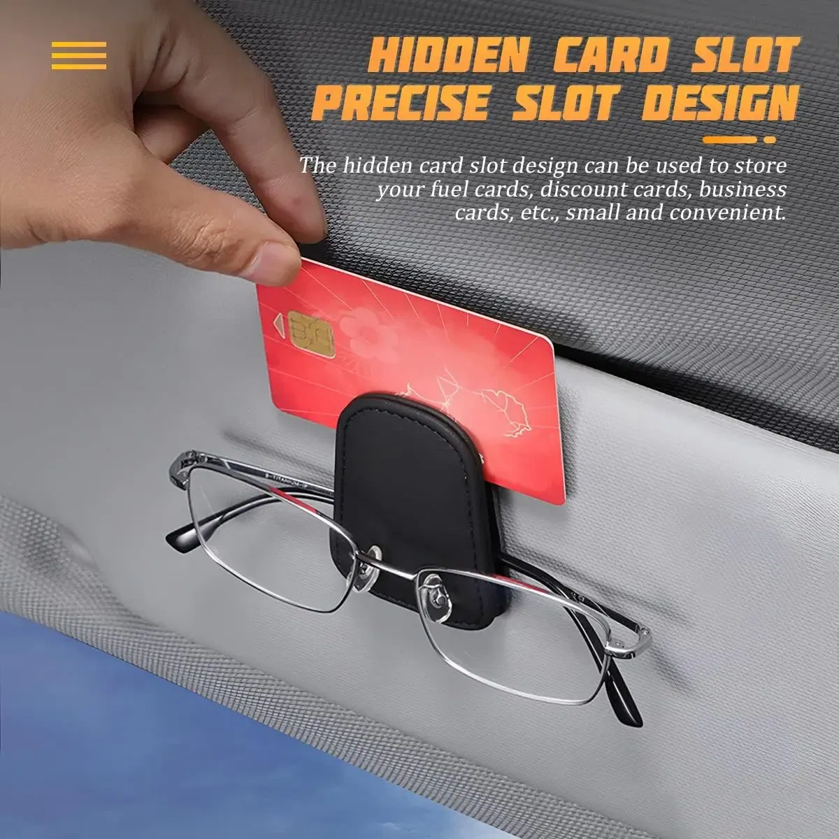 Color Name: Pink - Sunglasses Holders for Car Sun Visor, Leather Eyeglasses Hanger Mounter, Magnetic Glasses Holder and Ticket Card Clip