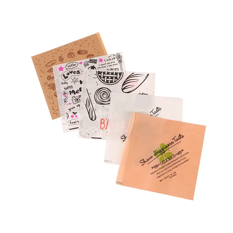 Color: MINT GREEN, Gift Box Size: Other - 50Pcs 15*14cm Kraft Paper Sandwich Paper Wrap Bags Food Packing Paper Triangle Shape Oil-Proof Doughnut Packing Bag Baking Tools