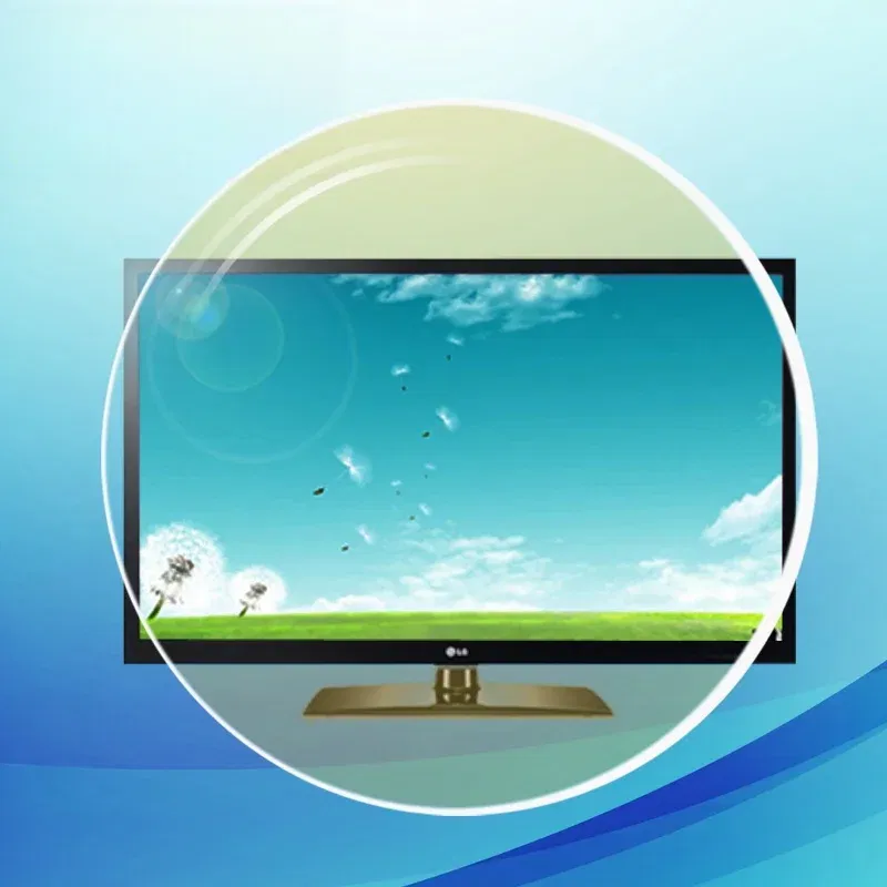 Lenses Color: Blue, Ships From: CHINA, Lens Index: 1.67 - JAEVAR Blue Light Blocking Lenses 1.56/1.61/1.67/1.74 HD Myopia Hyperopia Office Computer Optical Prescription Lenses 1 Pair