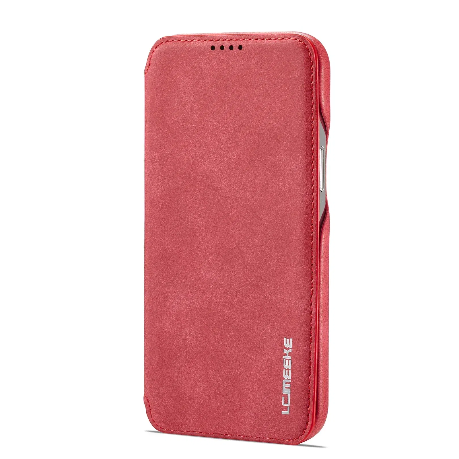 Color: Red, Compatibility by Model: iPhone 16 Plus - Leather Flip Wallet Phone Cover for IPhone 17E 14 15 16 Pro Max 13 12 Mini 11 XS X XR 8 7 Plus SE 2022 Slim Card Slots Book Bag
