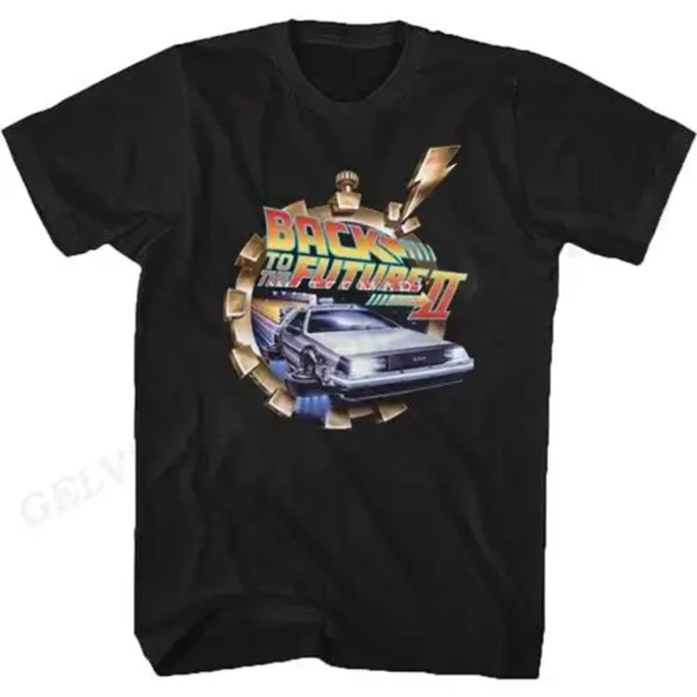Color: army green, Size: M - Back To The Future T Shirt Graphic Print Men Women Fashion Hip Hop Streetwear Short Sleeve Plus Size T Shirt Unisex 62473