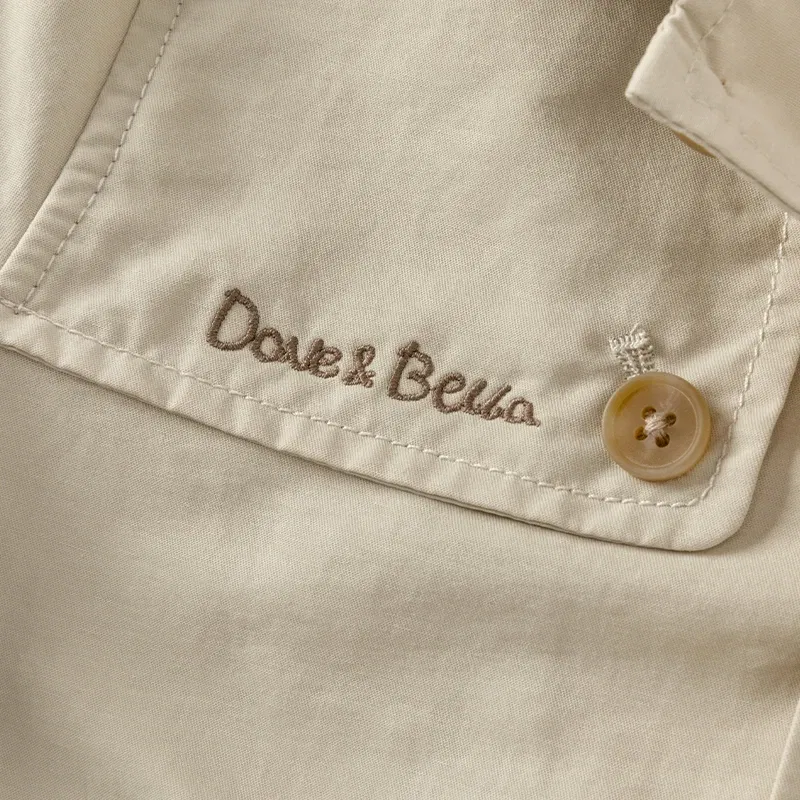 Color: Brown, Kid Size: 10T - Dave Bella Children's Coat Kids Jacket Autumn Fashion Casual Baby's Trench Boys Windbreaker Cute Party Outdoor DB3242020