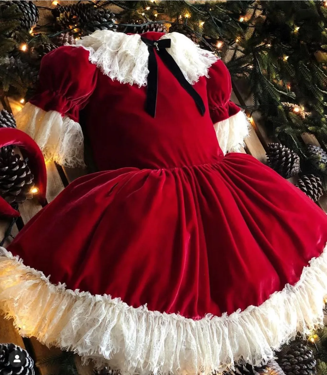 Color: Brown, Kid Size: 6T - 0-12Y Baby Girl Autumn Red Velvet Lace Turkish Vintage Princess Ball Gown Dress for Birthday Holiday Eid C68
