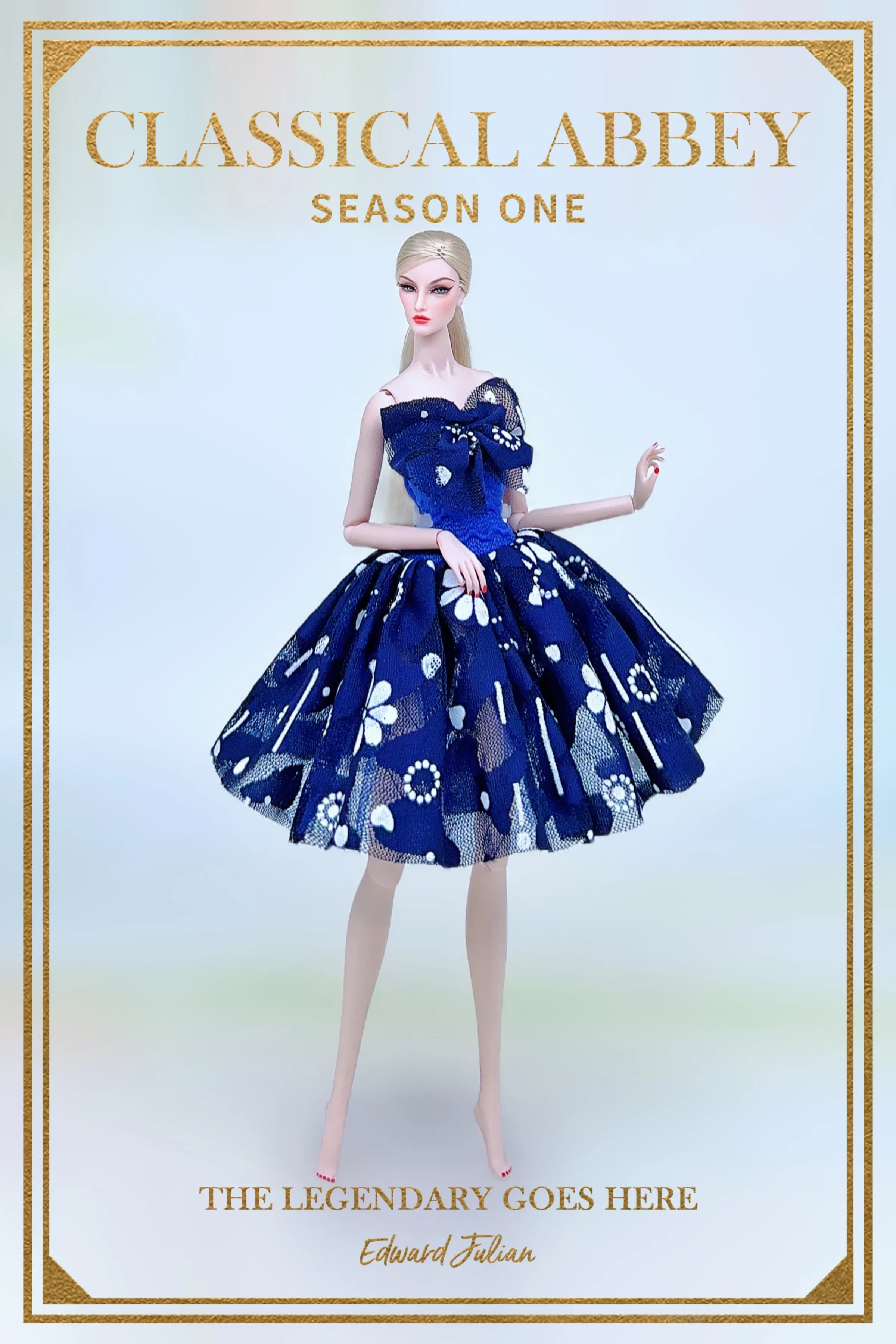 Color: green - for denim clothing for barbie