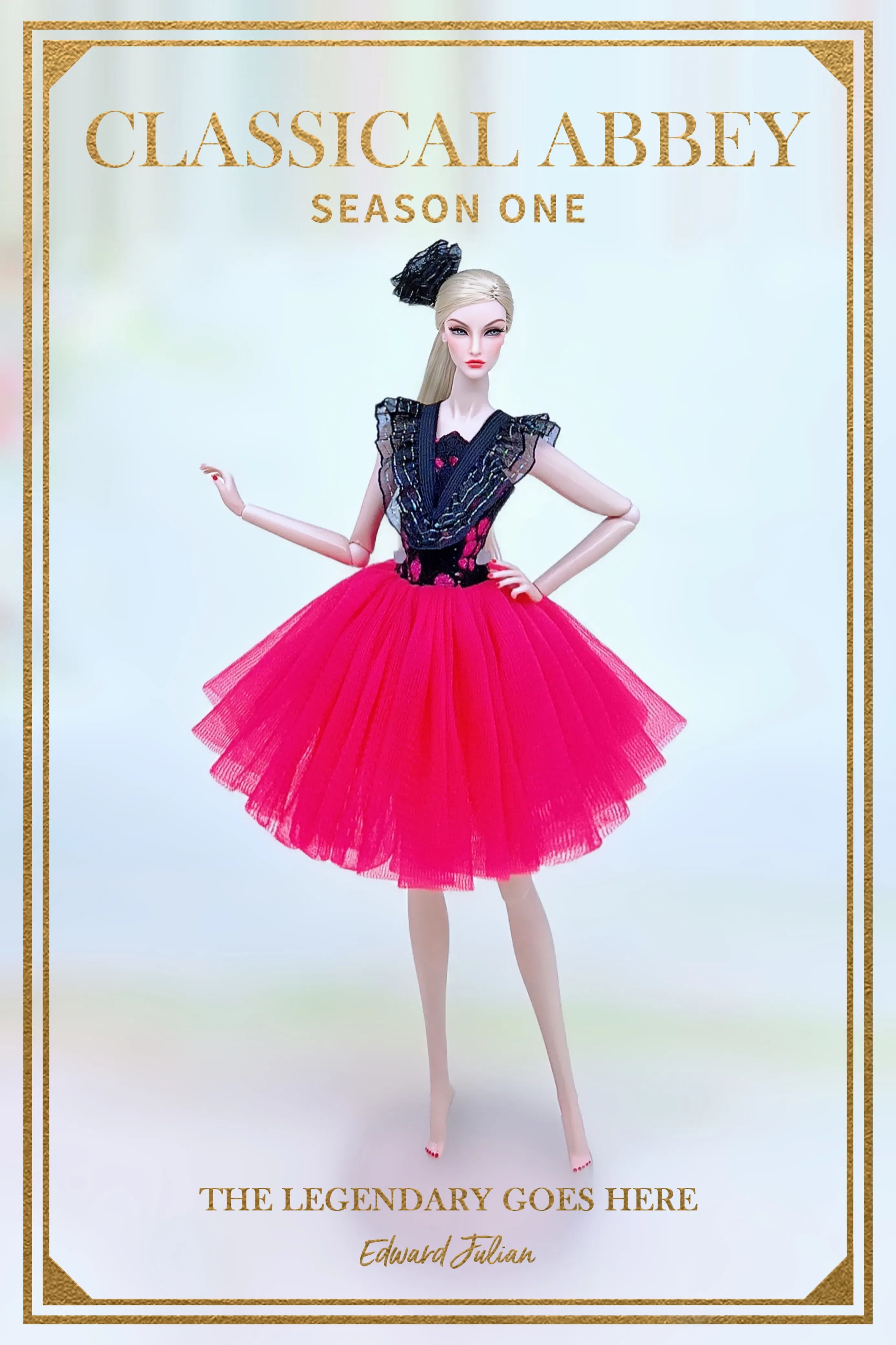 Color: green - for denim clothing for barbie