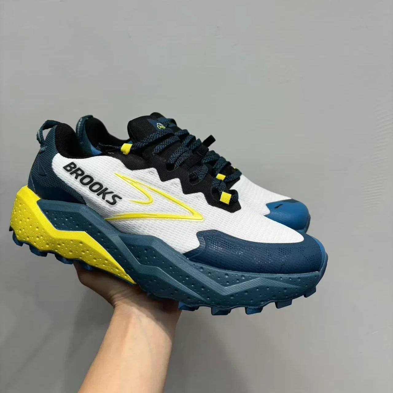 Color: black, Shoe Size: 44 - Brooks Men?™s Casual Sneakers Caldera 8 Ultra Trail Running Shoes Breathable Cushioned Long-term Training Sports Jogging Shoes