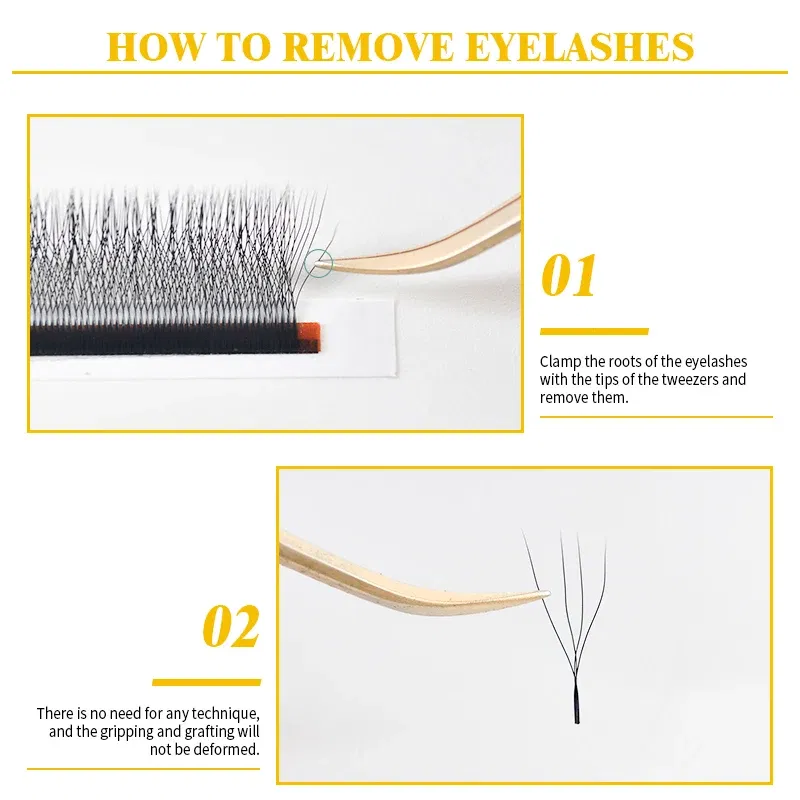 Curl: C, Thickness: 0.07mm, Length: 11mm, Ships From: CHINA - Gemerry Cilios W 4D W-shaped Eyelash Extension Automatic Flowering W Lashes LU/L/C/D Curl High Quality Individual Fake Eyelashes