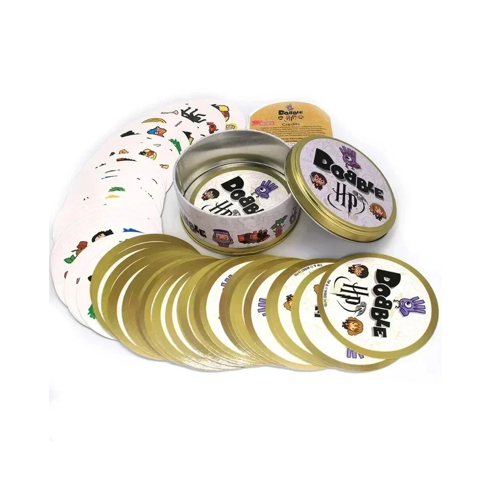 Color: Pink - Double Juego Cards Spot It HP Dobble Card Game Party Board Holidays Sports Cartoon Animals Alphabet Kids Educational Toy Gifts