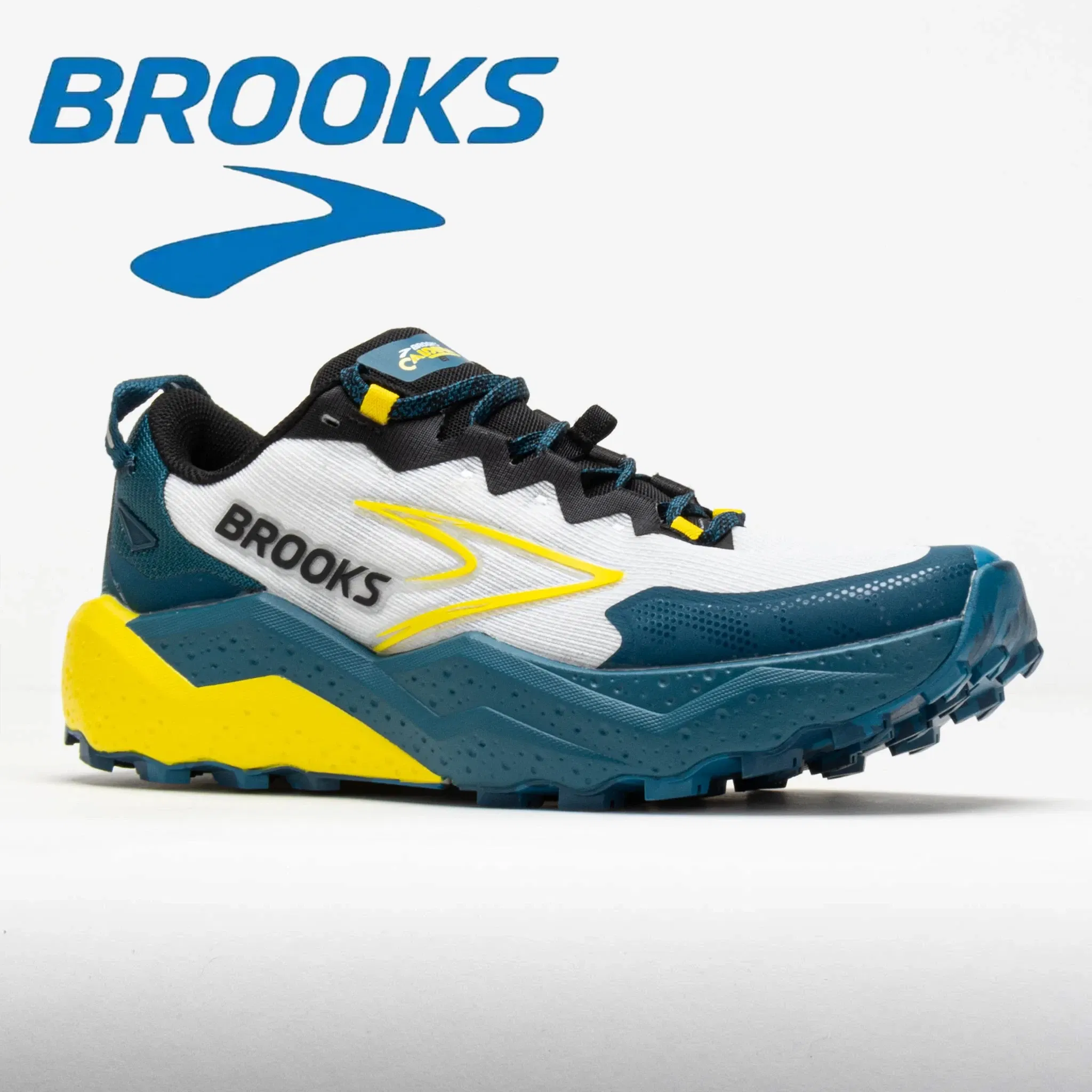 Color: Beige, Shoe Size: 42.5 - Brooks Men?™s Casual Sneakers Caldera 8 Ultra Trail Running Shoes Breathable Cushioned Long-term Training Sports Jogging Shoes