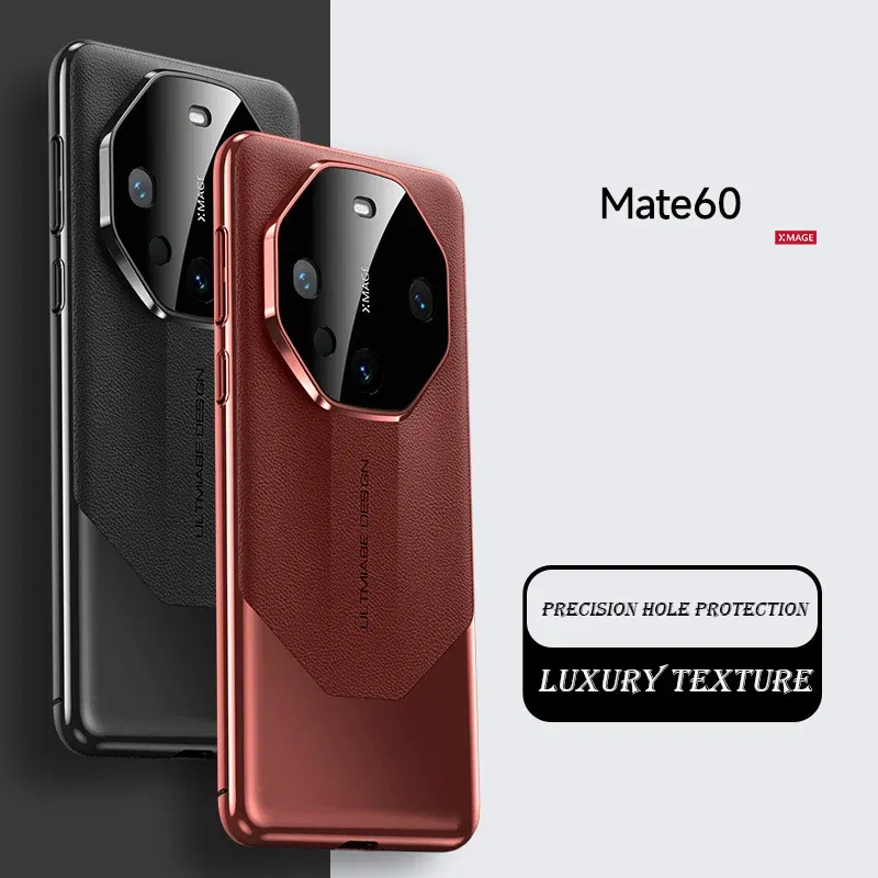 Color: Black, Material: Cotton Fabric - For Huawei Mate 60 Pro 50 40 Plus RS Case Lens Protective  Mate60 Mate60Pro 60Plus 60RS Full Cover Camera Protector Shell