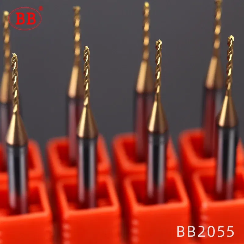 Hole Diameter: 95mm - BB 0.3~2.02mm Micro Drill Solid Carbide Bit Mini CNC Hole Making 3D Shank Diameter 4mm D4 Metal Steel Plastic 1PCS