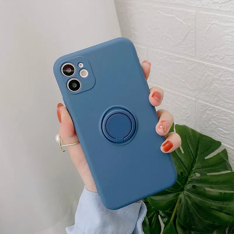 Color: MULTI, Ships From: CHINA, Material: Vinyl - With Ring Holder Phone Case For Samsung Galaxy S25 Ultra S24 S23 S22 S21 Plus A13 A52 A53 A54 TPU Soft Back Cover