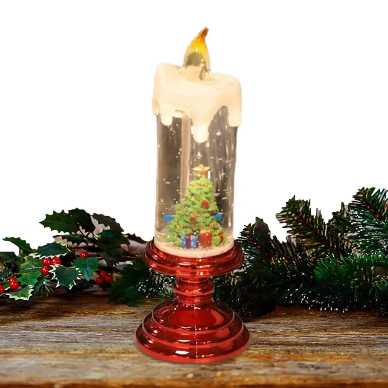 Color: Red, Ships From: spain - Led Christmas Candles Christmas Candles With Pedestal Christmas Party Ornament For Him Her Christmas Gift For Changing