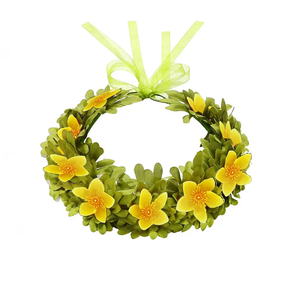 Color: Pink - Lovely Disney Moana 2 Dancing Flower Garland Headdress Kids Adult Hawaii Beach Floral Headgear Princess Vaina Cosplay Accessory