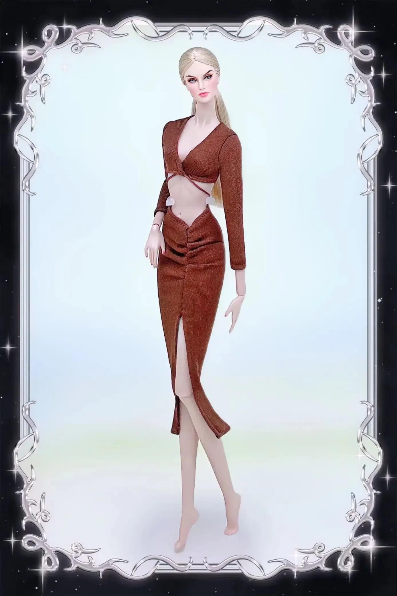 Color: PURPLE - for clothes pink for 30cm doll