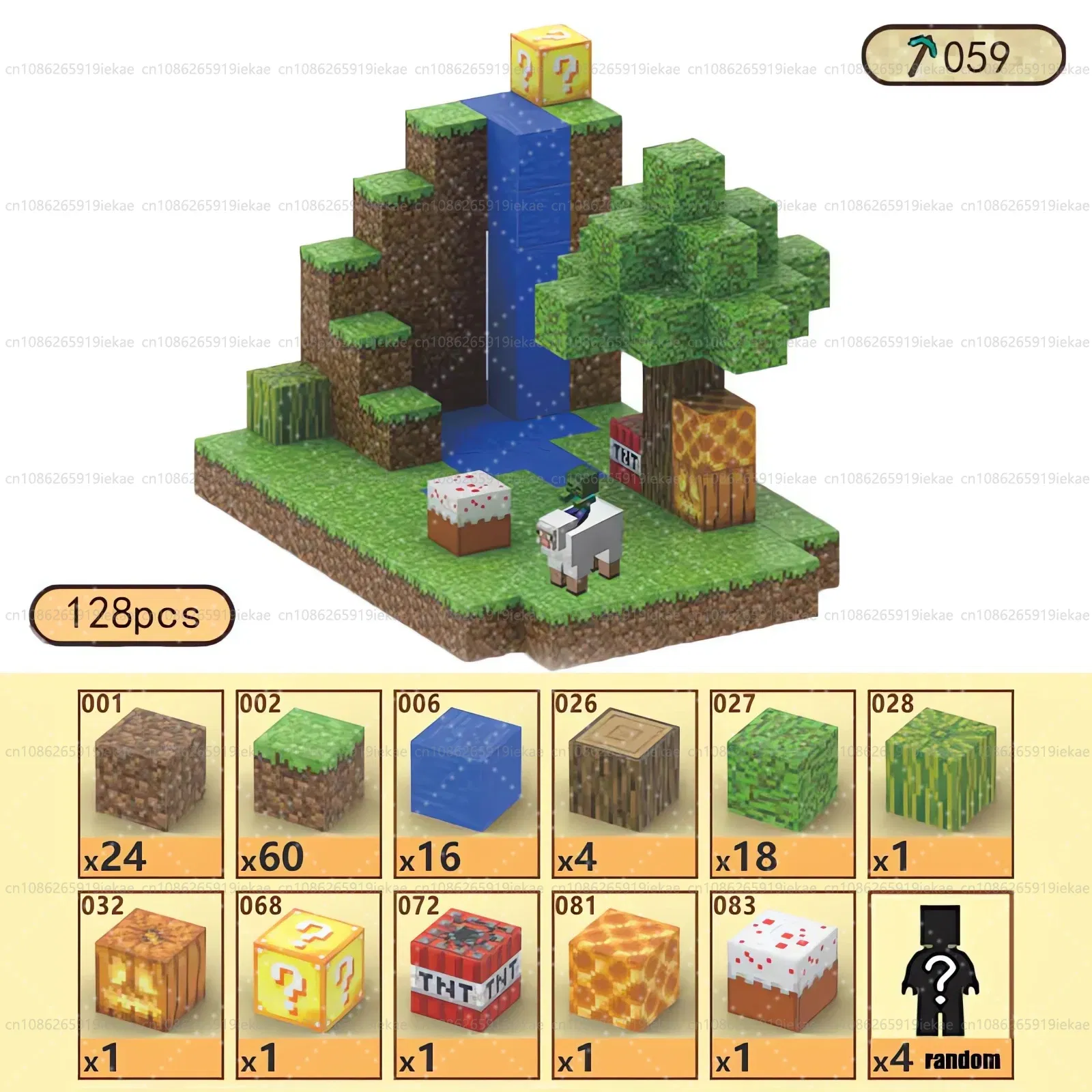 Color: Dark Orange - Magnetic Building Blocks Mine World Magnet Cube Set STEM Montessori Sensory Toy for Kids Boys Girls Ages 3+ DIY Model Children