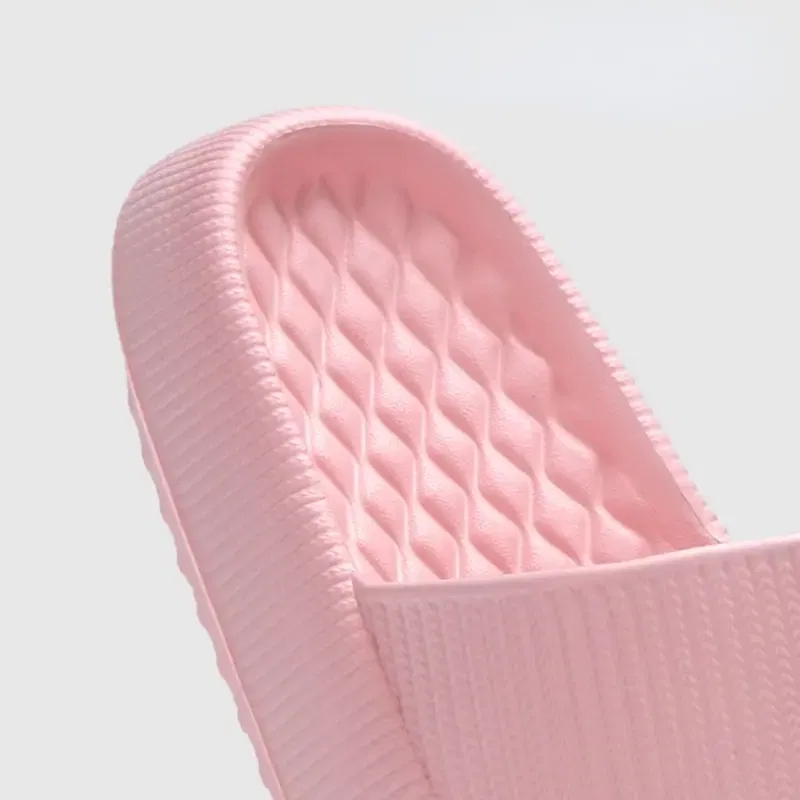 Shoe Size: 36, Color: Yellow - New EVA House Anti-Skid Slipper for Women and Men, 4CM Thick Sole and Cloud-Like Feeling