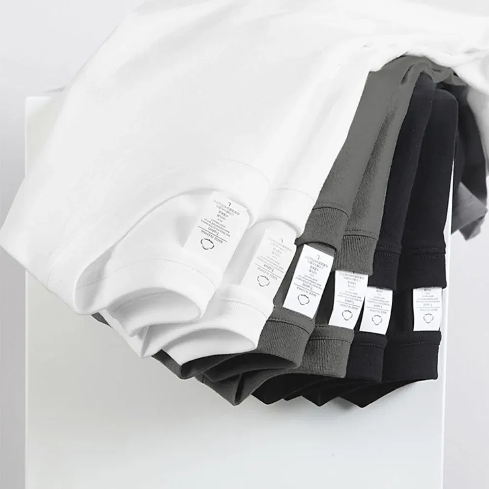 Color: WHITE, Size: L, Sale by Pack: Pack of 2 - 2PCS 100% Cotton Solid T Shirts Men's and Women's Short Sleeve White Tees Casual Breathable Loose Round Neck T-shirt Couple Tops