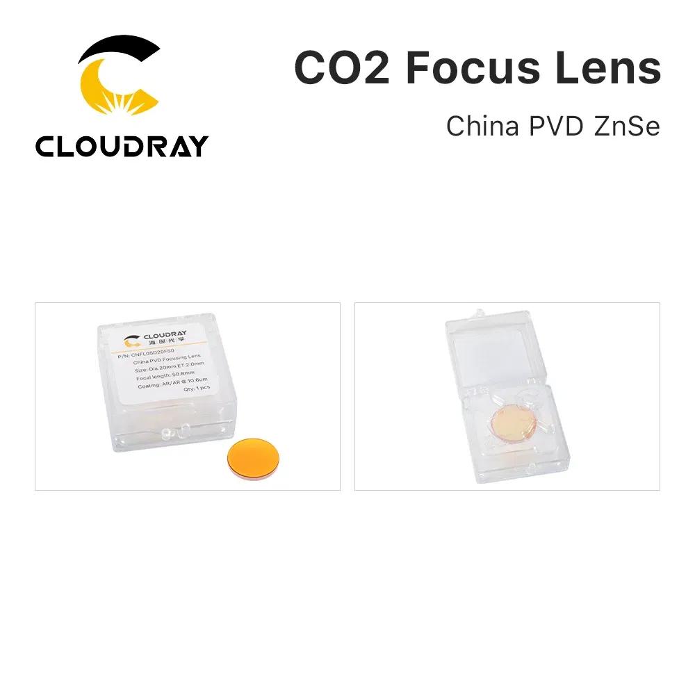 Focal Length: 50.8mm, Ships From: CHINA, Diameter: 40mm - Cloudray China CO2 ZnSe Focus Lens Dia.18 19.05 20 mm FL38.1 50.8 63.5 101.6 127mm 1.5 - 4" for Laser Engraving Cutting Machine